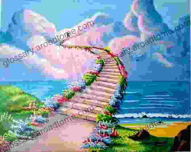 A Book Cover Depicting A Serene Landscape With A Stairway Leading To The Heavens Bringing Heaven Down To Earth 1