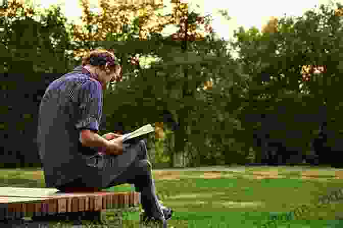 A Man Reading A Book In A Peaceful Forest Setting Bedtime Stories For CIS Males