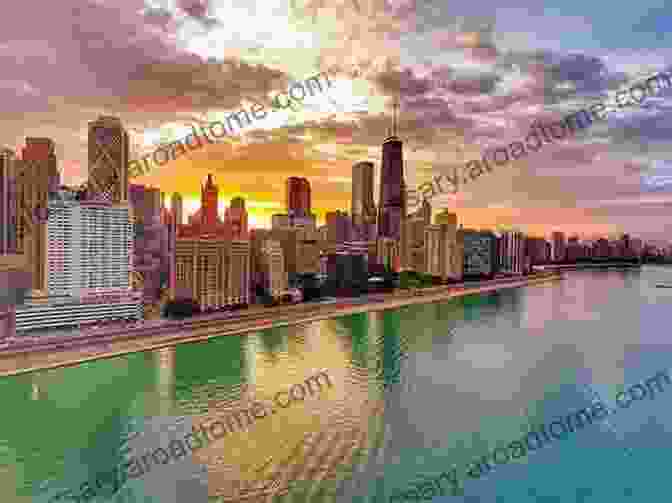 A Photo Of The Chicago Skyline At Sunset Walking Chicago: 31 Tours Of The Windy City S Classic Bars Scandalous Sites Historic Architecture Dynamic Neighborhoods