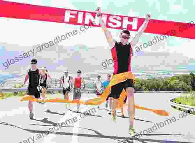 A Runner Triumphantly Crossing The Finish Line, Symbolizing Overcoming Obstacles Free To Run The Race: Unng The Burdens Of Parental Disregard