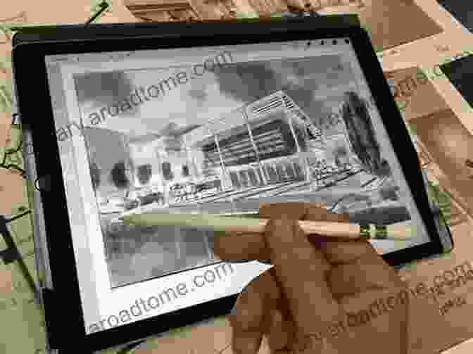 Architect Sketching A Sustainable Building Design On A Tablet Green Building Strategies: From Plan To Profit