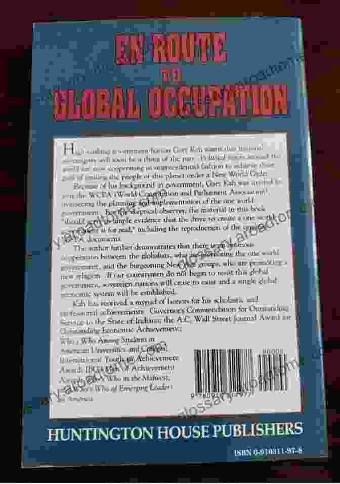 Book Cover Of En Route To Global Occupation En Route To Global Occupation A High Ranking Government Liaison Exposes The Secret Agenda For World Unification