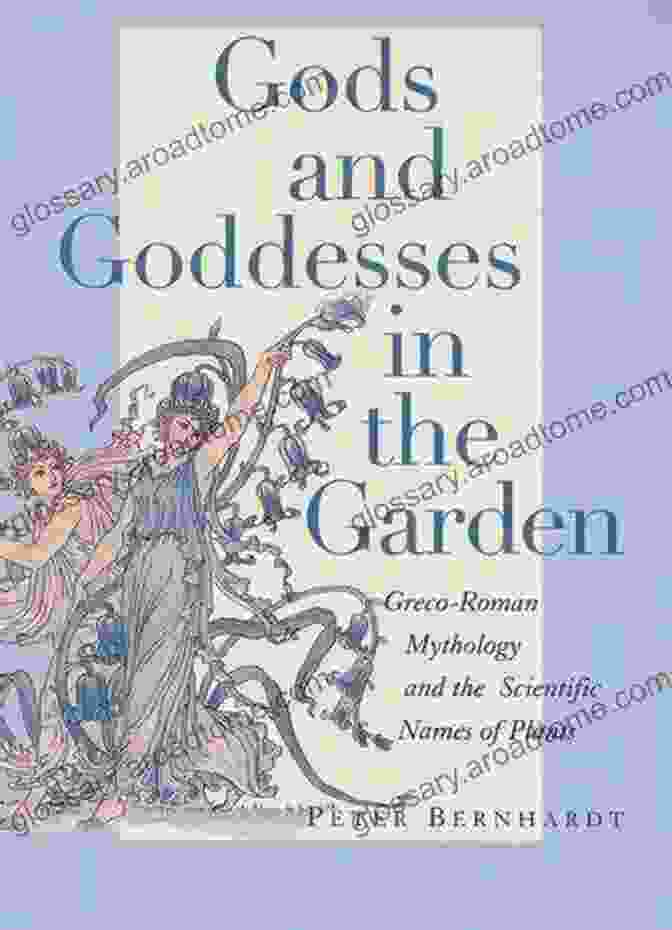 Book Cover Of 'Gods And Goddesses In The Garden', Showcasing A Verdant Garden With Statues Of Deities. Gods And Goddesses In The Garden: Greco Roman Mythology And The Scientific Names Of Plants