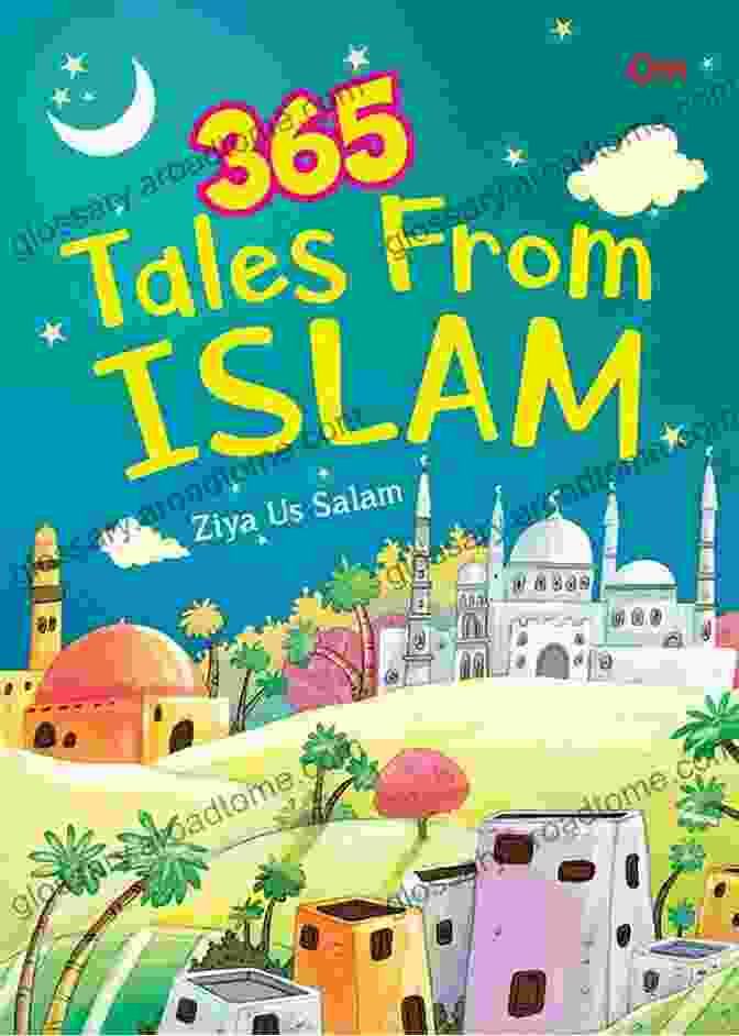 Cover Of 'Islamic Short Stories For Children' Featuring Colorful Illustrations Of Children In Traditional Attire Holding Books 5 Islamic Short Stories For Children