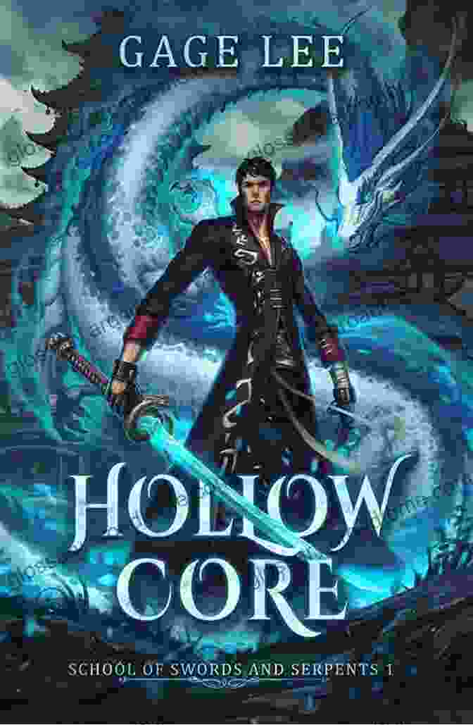 Eclipse Core School Of Swords And Serpents Book Cover Featuring A Warrior Wielding A Sword And Serpent Staff Eclipse Core (School Of Swords And Serpents 2)