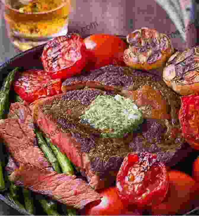 Pan Seared Grass Fed Ribeye With Garlic Herb Butter Paleo Meats: Gluten Free Recipes For Mouthwateringly Succulent Paleo Beef Pork Lamb And Game Dishes (Paleo Diet Solution Series)