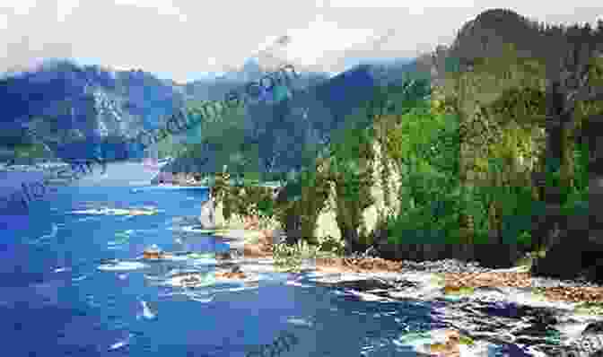 Panoramic View Of Haida Gwaii's Rugged Coastline, Towering Mountains, And Lush Forests Haida Gwaii Treasures: Ali George Man