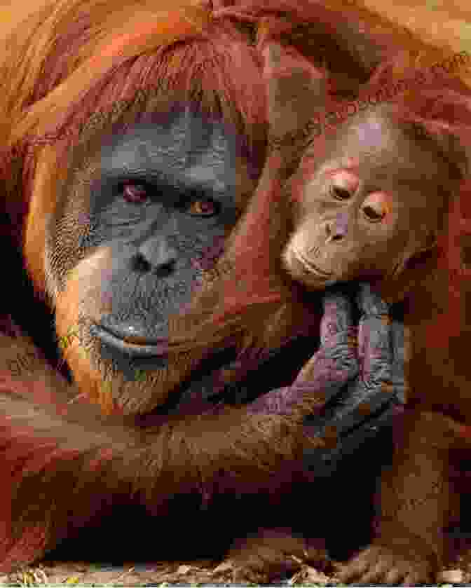 Photo Of An Orangutan Family, With A Mother Cradling A Baby Curious About Orangutans (Smithsonian) Gina Shaw