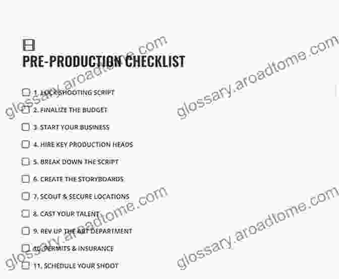 Pre Production Checklist For Filmmakers And Producers The Art Of The Documentary Interview: Read Before Filming One