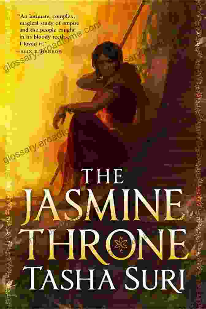 The Jasmine Throne Book Cover Featuring A Majestic Woman The Jasmine Throne (The Burning Kingdoms 1)