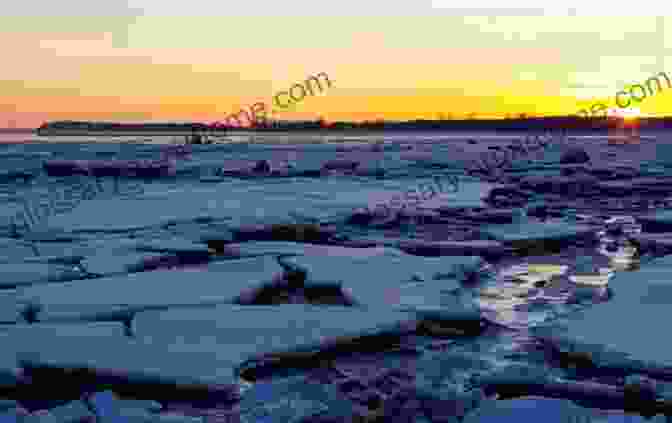 The St. Lawrence River In Winter, With Snow Covered Banks Seasons Of The St Lawrence