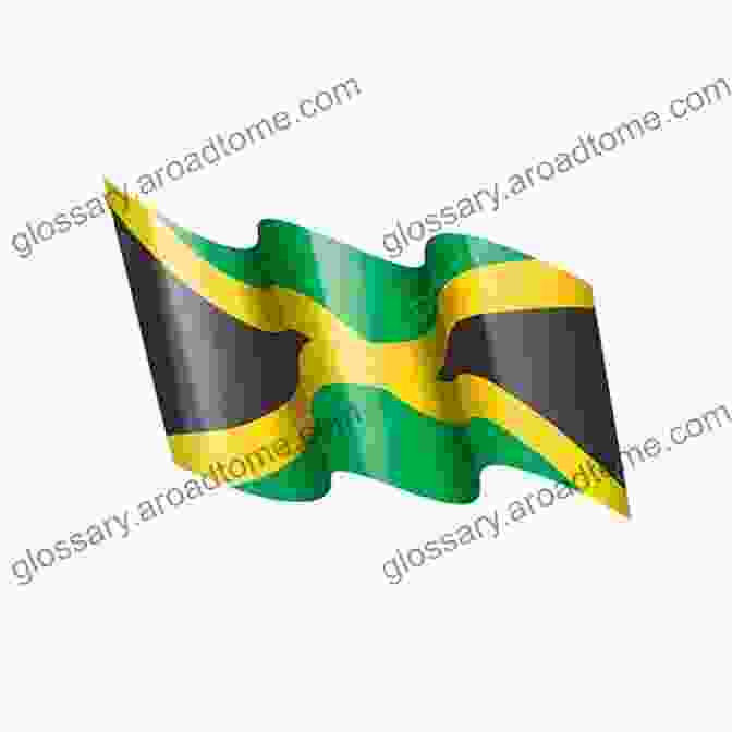 Vibrant Jamaican Flag Against A Scenic Backdrop Nyam Thyme: A Modern Collection Of Jamaican Recipes Hacks And Cultural Insights