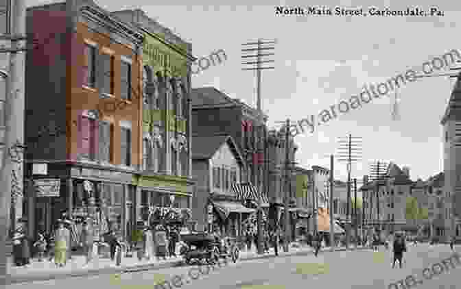 Vintage Photograph Of Carbondale's Main Street In The 1950s Carbondale (Images Of America) James J Racht