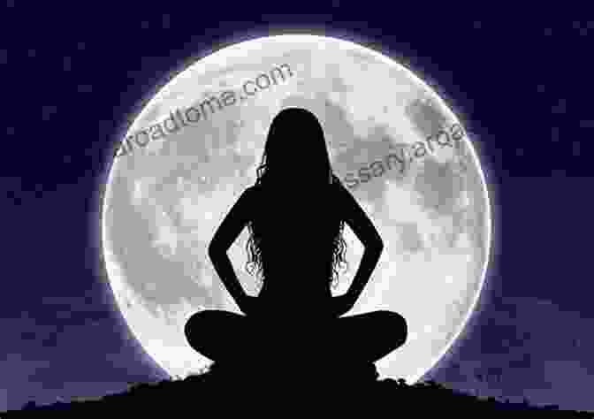 Woman Meditating Under Moon Intuitive Moon Rituals: Find Your Unique Connection To The Power And Magic Of Lunar Cycles