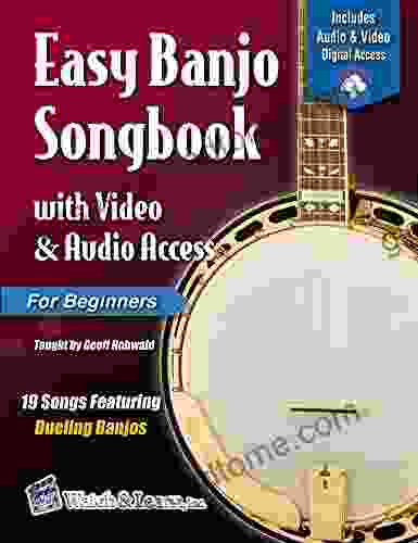 Easy Banjo Songbook For Beginners With Video Audio Access