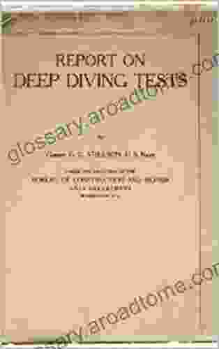 Report On Deep Diving Tests 1915